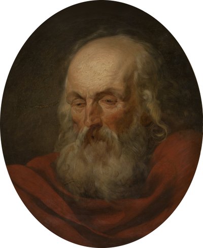 Head of an Old Man by Joseph Benoît Suvée